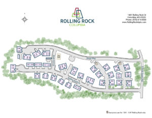 Rolling Rock Apartments site map